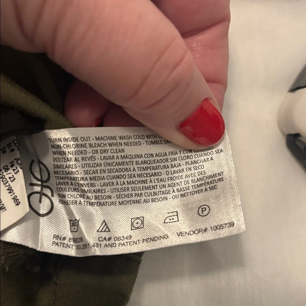 Circus NY Zip Front Long Sleeve Utility Minidress Burnt Olive SZ XL boho western - Picture 6 of 12